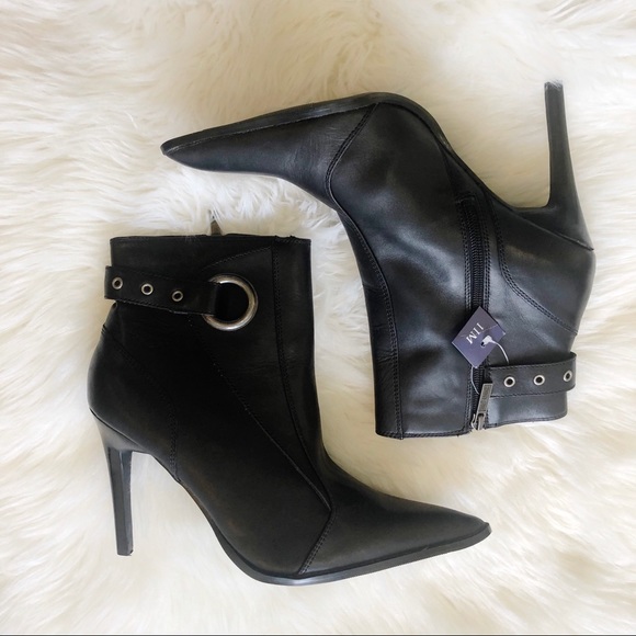 Harley-Davidson Shoes - Harley-Davidson Black Leather Heeled Ankle Boots